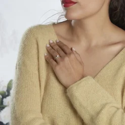 Bague Solitaire Celina Or Blanc Diamant