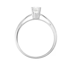 Bague Solitaire Celina Or Blanc Diamant