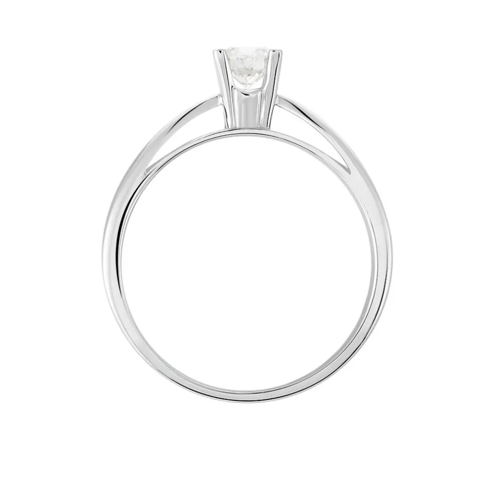 Bague Solitaire Celina Or Blanc Diamant