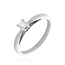 Bague Solitaire Celina Or Blanc Diamant