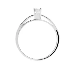 Bague Solitaire Celina Or Blanc Diamant