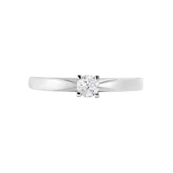 Bague Solitaire Celina Or Blanc Diamant