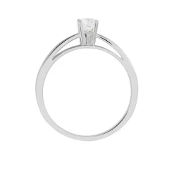 Bague Solitaire Celina Or Blanc Diamant
