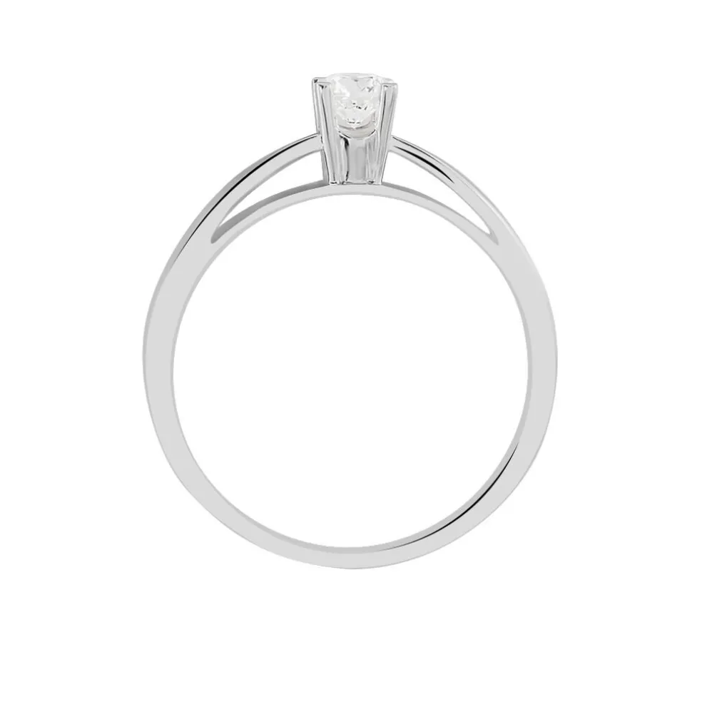 Bague Solitaire Celina Or Blanc Diamant