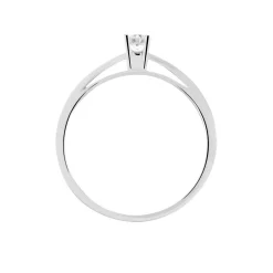 Bague Solitaire Celina Or Blanc Diamant