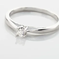 Bague Solitaire Celina Or Blanc Diamant