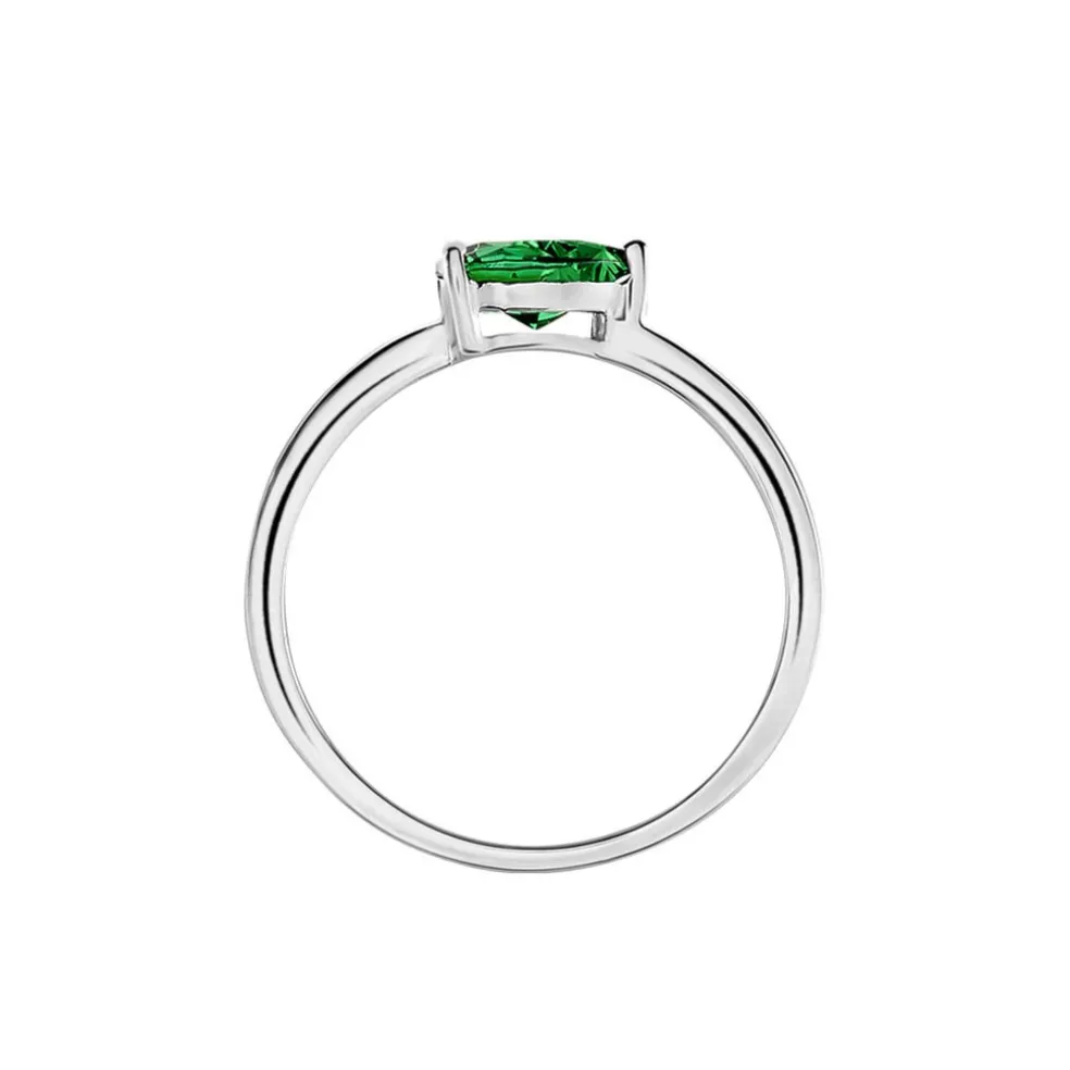 Bague Solitaire Cheick Argent Oxyde De Zirconium