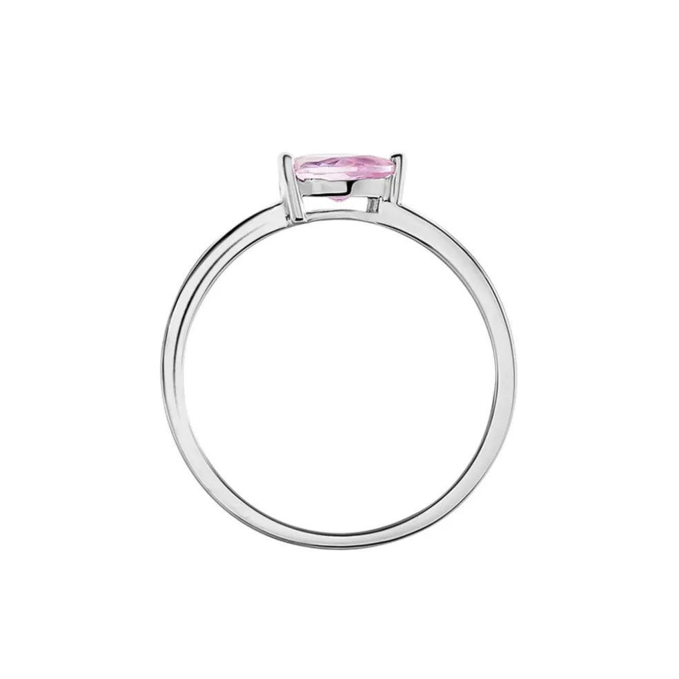 Bague Solitaire Cheick Argent Oxyde De Zirconium