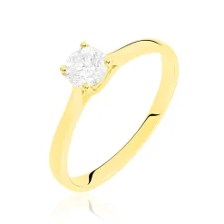 Bague Solitaire Collection Victoria Or Jaune Diamant