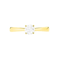 Bague Solitaire Collection Victoria Or Jaune Diamant