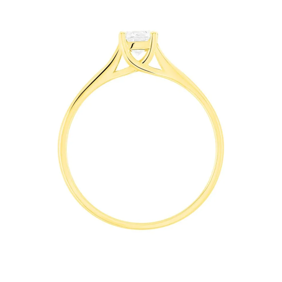 Bague Solitaire Collection Victoria Or Jaune Diamant