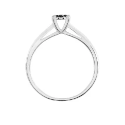 Bague Solitaire Collection Grace Or Blanc Diamant
