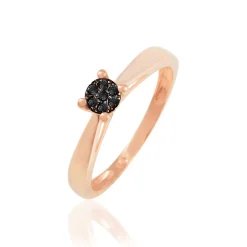 Bague Solitaire Collection Grace Or Rose Diamant