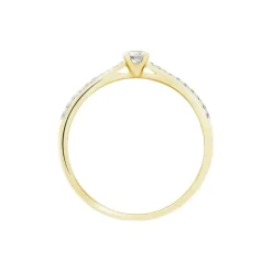 Bague Solitaire Hemera Or Jaune Diamant