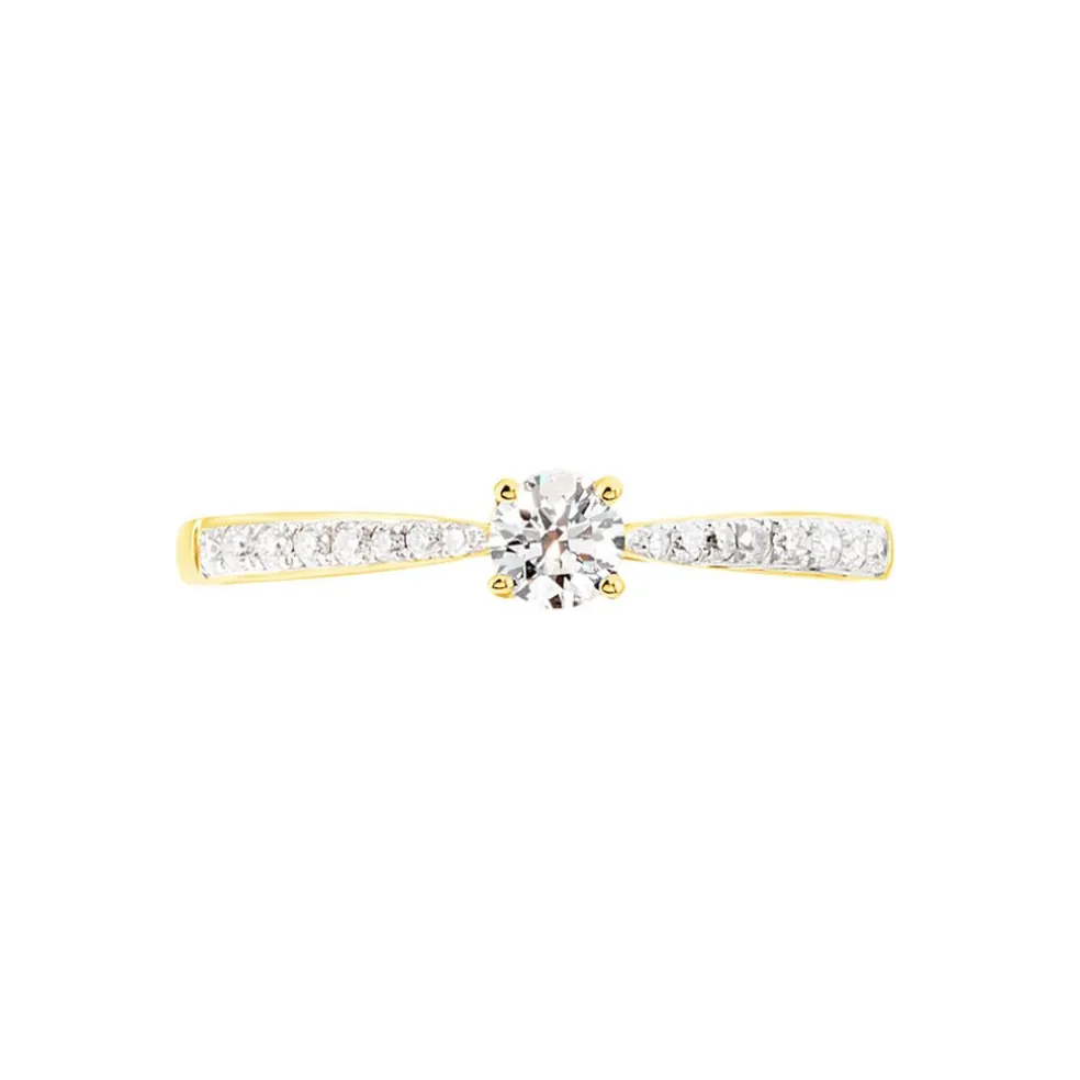 Bague Solitaire Hemera Or Jaune Diamant