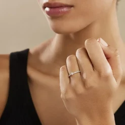 Bague Solitaire Hemera Or Blanc Diamant