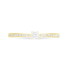 Bague Solitaire Hemera Or Jaune Diamant