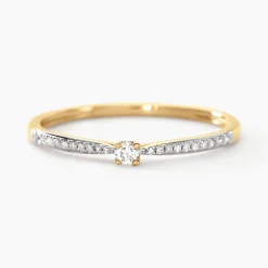 Bague Solitaire Hemera Or Jaune Diamant