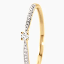 Bague Solitaire Hemera Or Jaune Diamant