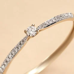 Bague Solitaire Hemera Or Jaune Diamant