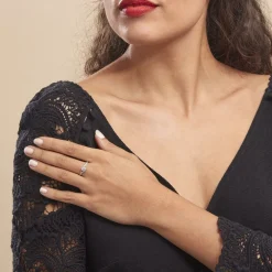 Bague Solitaire Jessa Or Jaune Oxyde De Zirconium