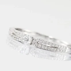 Bague Solitaire Katalina Or Blanc Diamant
