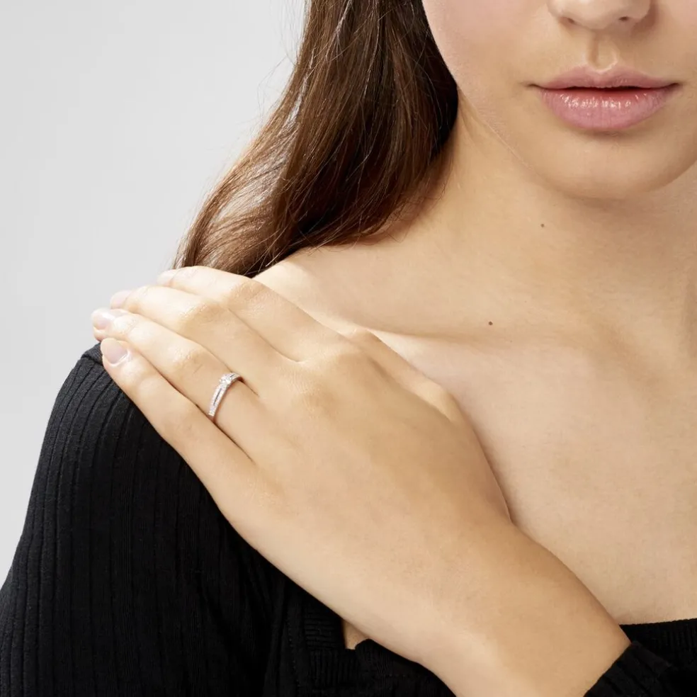 Bague Solitaire Katalina Or Blanc Diamant