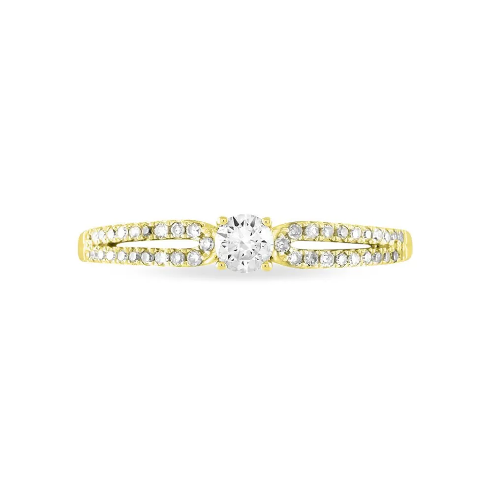Bague Solitaire Katalina Or Jaune Diamant