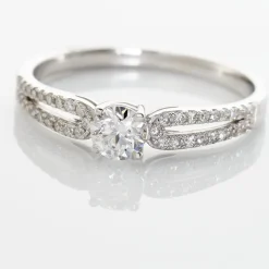 Bague Solitaire Katalina Or Blanc Diamant