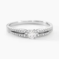Bague Solitaire Katalina Or Blanc Diamant