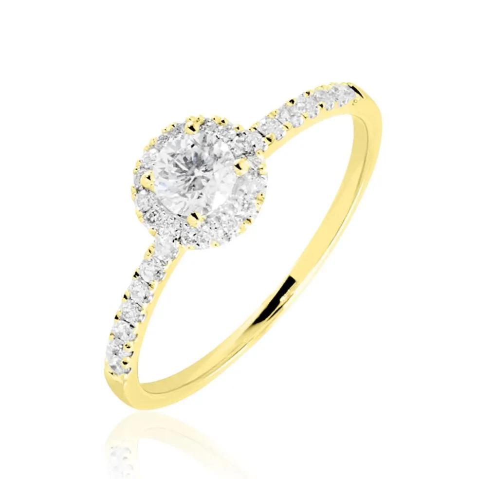 Bague Solitaire Lena Or Jaune Diamant