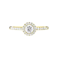 Bague Solitaire Lena Or Jaune Diamant