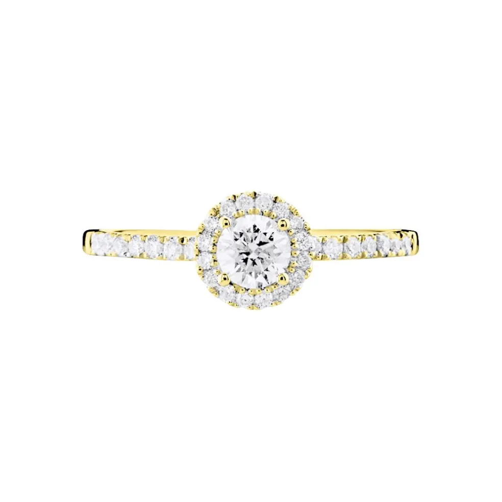 Bague Solitaire Lena Or Jaune Diamant