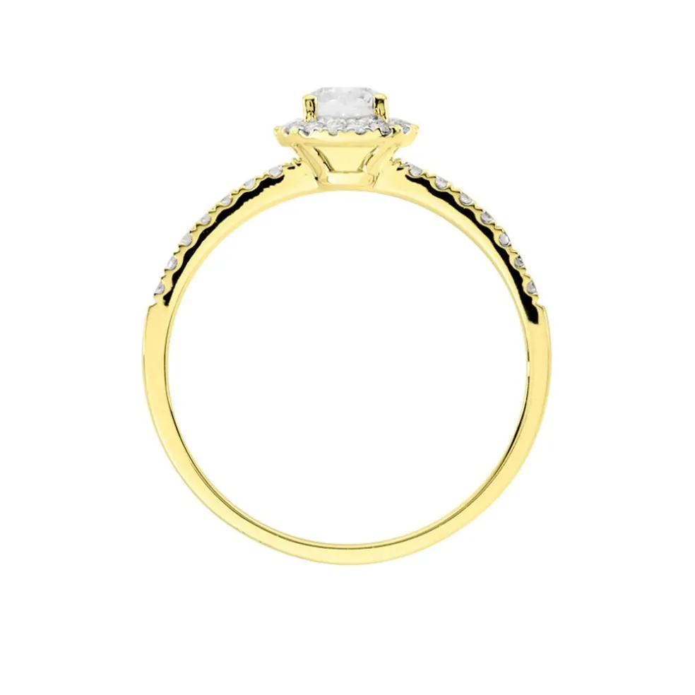 Bague Solitaire Lena Or Jaune Diamant