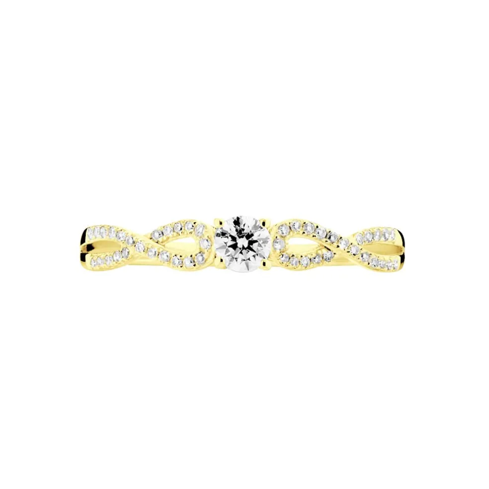 Bague Solitaire Livia Or Jaune Diamant