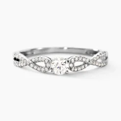 Bague Solitaire Livia Or Blanc Diamant