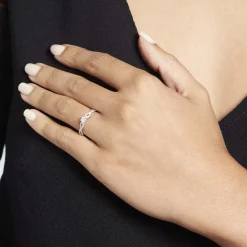 Bague Solitaire Livia Or Blanc Diamant