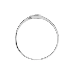 Bague Solitaire Moera Or Blanc Oxyde De Zirconium