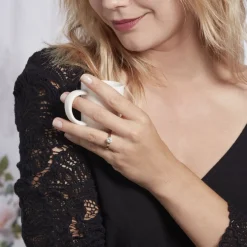 Bague Solitaire Natalia Or Jaune Diamant Synthetique