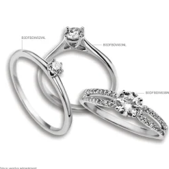 Bague Solitaire Natalia Or Jaune Diamant