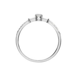 Bague Solitaire Nina Or Blanc Diamant