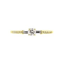 Bague Solitaire Nina Or Jaune Diamant