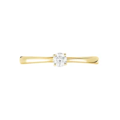 Bague Solitaire Or Jaune Aphrodite Diamant