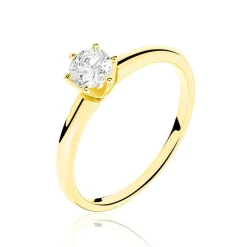 Bague Solitaire Ruken Or Jaune Diamant