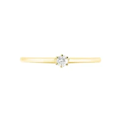 Bague Solitaire Samantha Or Jaune Diamant
