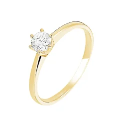 Bague Solitaire Samantha Or Jaune Diamant