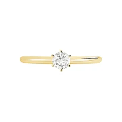 Bague Solitaire Samantha Or Jaune Diamant