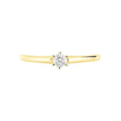 Bague Solitaire Samantha Or Jaune Diamant