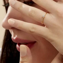 Bague Solitaire Samantha Or Jaune Diamant