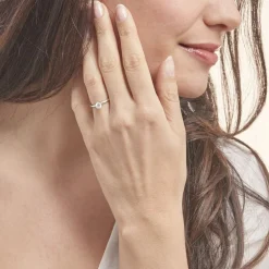 Bague Solitaire Samantha Or Blanc Diamant